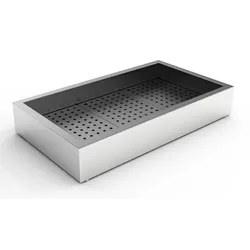 Chefgastro Crash-Eis Behälter Aufbau 3/1 GN BxTxH 1042x590x170mm