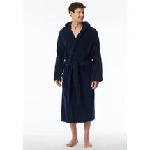 SCHIESSER Herren, Bademantel, Kapuze, blau (815-navy), M