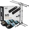 RØDE M5 MP Stereo Mikrofone mit 2x Stativ und 2x Kabel, Mikrofon