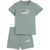 Puma MINICATS SANDY ADVENTURES Tee and Shorts Set INF Gestrickte Anzüge, Green Moon, 92