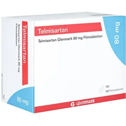 TELMISARTAN Glenmark 80 mg Filmtabletten 98 St