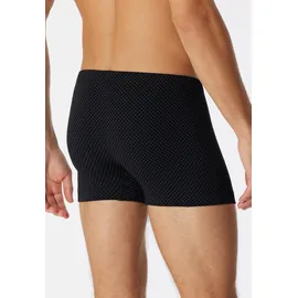 SCHIESSER Cotton Casual Boxershorts gepunktet schwarz 4XL