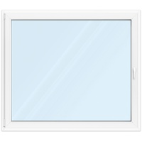 Fenster 150x130 cm, Kunststoff Profil aluplast IDEAL® 4000, Weiß, 1500x1300 mm, einteilig festverglast, 2-fach Verglasung, individuell konfigurieren
