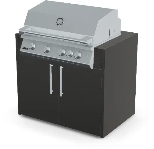Brabura Fusion 400 RS Modul - Basalt Schwarz / Anthrazit / Silberner Griff