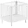 58 aufm Kessel 58aufmkessel Laufgitter, 75x95 cm, Babymöbel, Babybetten, Gitterbett