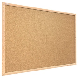 ALLboards Memoboard ALLboards Pinnwand mit Holz Rahmen Korktafel Korkwand 100 cm x 80 cm