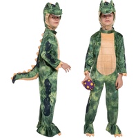 Spooktacular Creations Halloween Kind Grün T-Rex Kostüm, Kleinkind Unisex Realistische Dinosaurier Kostüm Set für Halloween