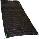 Lowland Outdoor 0 Ultra Compact Blanket Daunen Deckenschlafsäcke, Schwartz, 210 x 80 cm