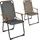 Bo-Camp Campingstuhl Brixton Grau