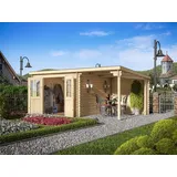 Gartenhaus Gerätehaus WOODTEX Pultdach naturbelassen Holz Holzhaus Garten