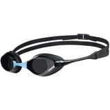 arena Cobra Original Swipe Unisex-Wettkampfbrille für Erwachsene, Schwimmbrille mit Anti-Beschlag-Gläsern, UV-Schutz, 4 Austauschbare Nasenstege