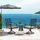 Costway Gartenstuhl 70 x 60 x 92 cm schwarz/khaki 2 St.