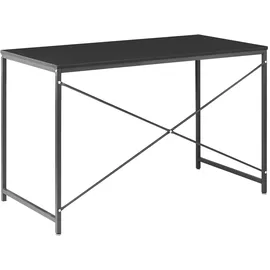 Beliani Schreibtisch ANDASTE Schwarz 120 cm 60 cm