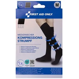 First Aid Only Kompressionsstrümpfe kniehoch schwarz Größe M 1 St.