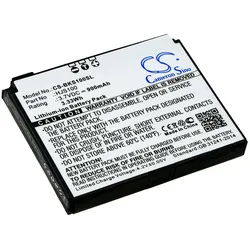 Powery Akku passend für GPS Navigation Becker HJS-100 / Map Pilot / Typ 338937010208 u.a.