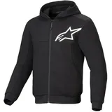 Alpinestars Chrome V2 Sport Reißverschlusspullover - Black / White - S
