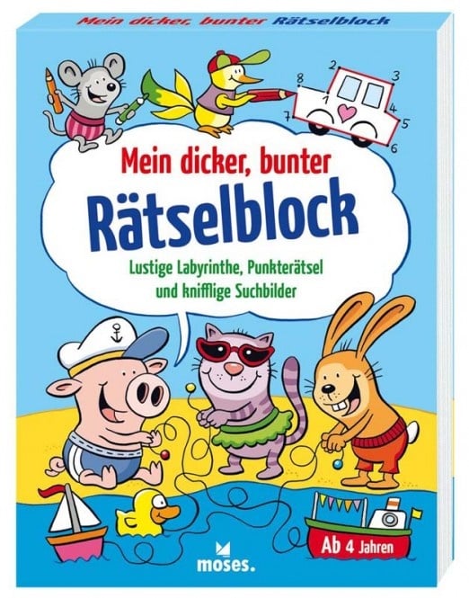 Preisvergleich Produktbild Moses Mein dicker  bunter Rätselblock