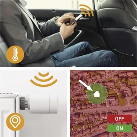 EMOS GoSmart Heizkörperthermostat mit App Weiß