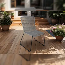 Sam ISRA Gartenstuhl 58 x 58 x 88 cm grau 2 St.