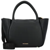Bogner Wallis Raja Henkeltasche Leder Black