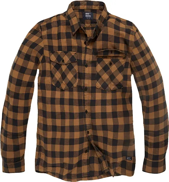 Harley shirt Grey check - Jaune/Noir - S