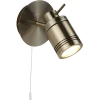 Searchlight Samson IP44 Badezimmer Wandstrahler Spot messing antik mit