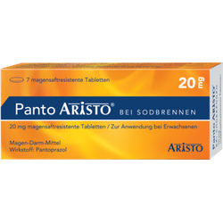 Panto Aristo bei Sodbrennen 20 mg magensaftr.Tabl. 7 St