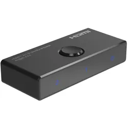 MicroConnect MC-HDMISWITCH-4K-MINI, HDMI, ABS, Schwarz, 60 Hz, 3860 x 2160, 18 G