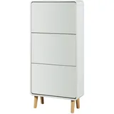 [en.casa] Aure 63 x 134 x 24 cm mit Spiegel / weiß