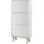 [en.casa] Aure 63 x 134 x 24 cm mit Spiegel / weiß