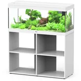 AS Aquaristik & Heimtierbedarf GmbH & Co. KG Aquatlantis Prestige 100 Stand Aquarium mit Unterschrank weiß