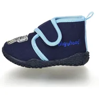 Playshoes Hausschuh Elefant in Marine | Gr.: 28/29
