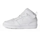 Nike Court Borough Mid 2 Sneaker Kinder white/white-white 30