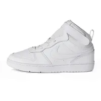 Nike Court Borough Mid 2 Sneaker Kinder white/white-white 30