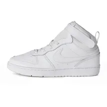 Nike Court Borough Mid 2 Sneaker Kinder white/white-white 30