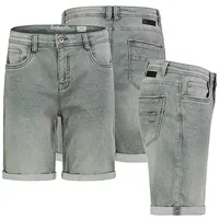 Sublevel Jeans-Bermudas in Grau - W40