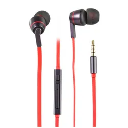 Aircoustic HighQ Music In-Ear Kopfhörer Kabelgebunden (Schwarz, Rot)