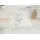 faizee home Granitspüle 76x44 mm links Einbauspüle weiß Handbetätigung 760 x 440 mm
