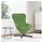 vidaXL Eiersessel Hellgrün Samt 63 x 73 x 90 cm Grün mit Rollen
