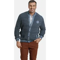 Charles Colby Strickjacke DUKE ODOI in blau gemustert), | Gr.: 3XL