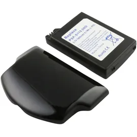 AccuCell Akku passend für Sony PSP-S110, Li-Polymer, 3,7V, 1800mAh, 6,7Wh, 2nd Generation, mit extra hoher Leistung, mit Gehäuseabdeckung