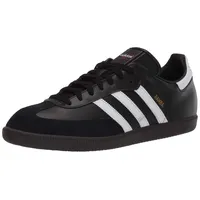 adidas Herren Samba Lederschuhe Fussballschuh, Black Footwear White, 46 EU - 46 EU