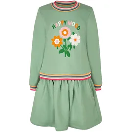 happy girls "dress", Mädchen, Gr. 134, EURO-Größen, grün, Stoff, 100% Baumwolle, normal, Kleider Sommerkleid