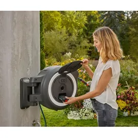 Gardena PowerRoll Akku-Schlauchbox XXL weiß inkl. Akku + Ladegerät 18647-20