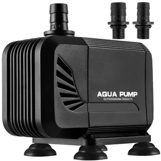 Aquarium Pumpe Wasserpumpe Teichpumpe, Tauchpumpe 1500L/H, für Teich Brunnen Aquarium Steingarten, Ultra-Quiet Wasserpumpe mit Filter und 2 Düse 13mm/16mm, Max Förderhöhe 1.6m (15W)