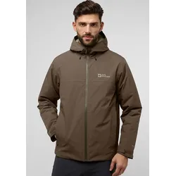 Jack Wolfskin Outdoore »WISPER INS JKT M«, mit Kapuze, Gr. XXL (58), cold-coffee, , 93526239-XXL