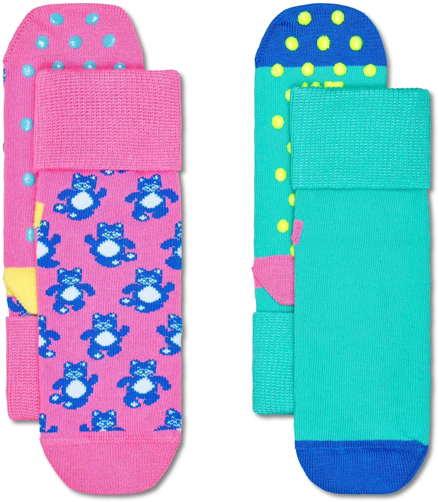 Happy Socks ABS-Socken »Teddy Bear«, (2er Pack), mit süßen Bärchenmotiven Happy Socks pink 22 (23)