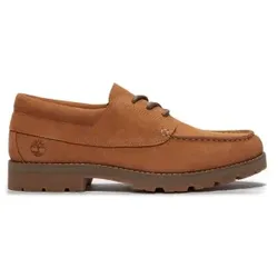 Timberland für Herren. TB0A6CBJEIZ1 Braune Britton Square Schnürschuhe aus Leder (41), Wohnung, Schnürsenkel, Lässig, Klassisch