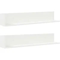 vidaXL Wandregal 100 x 16,5 x 16,5 cm Weiß