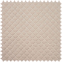 AKTION Stepp Velours Möbelstoff Stitched City Perlweiß 3 lagig